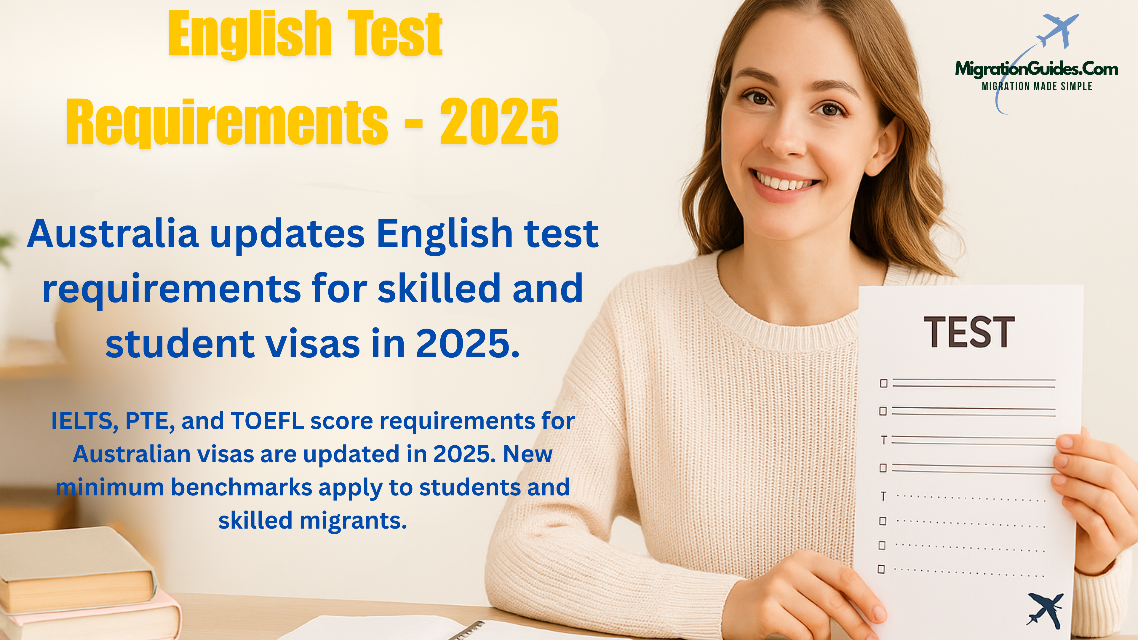 English test requirements update 2025