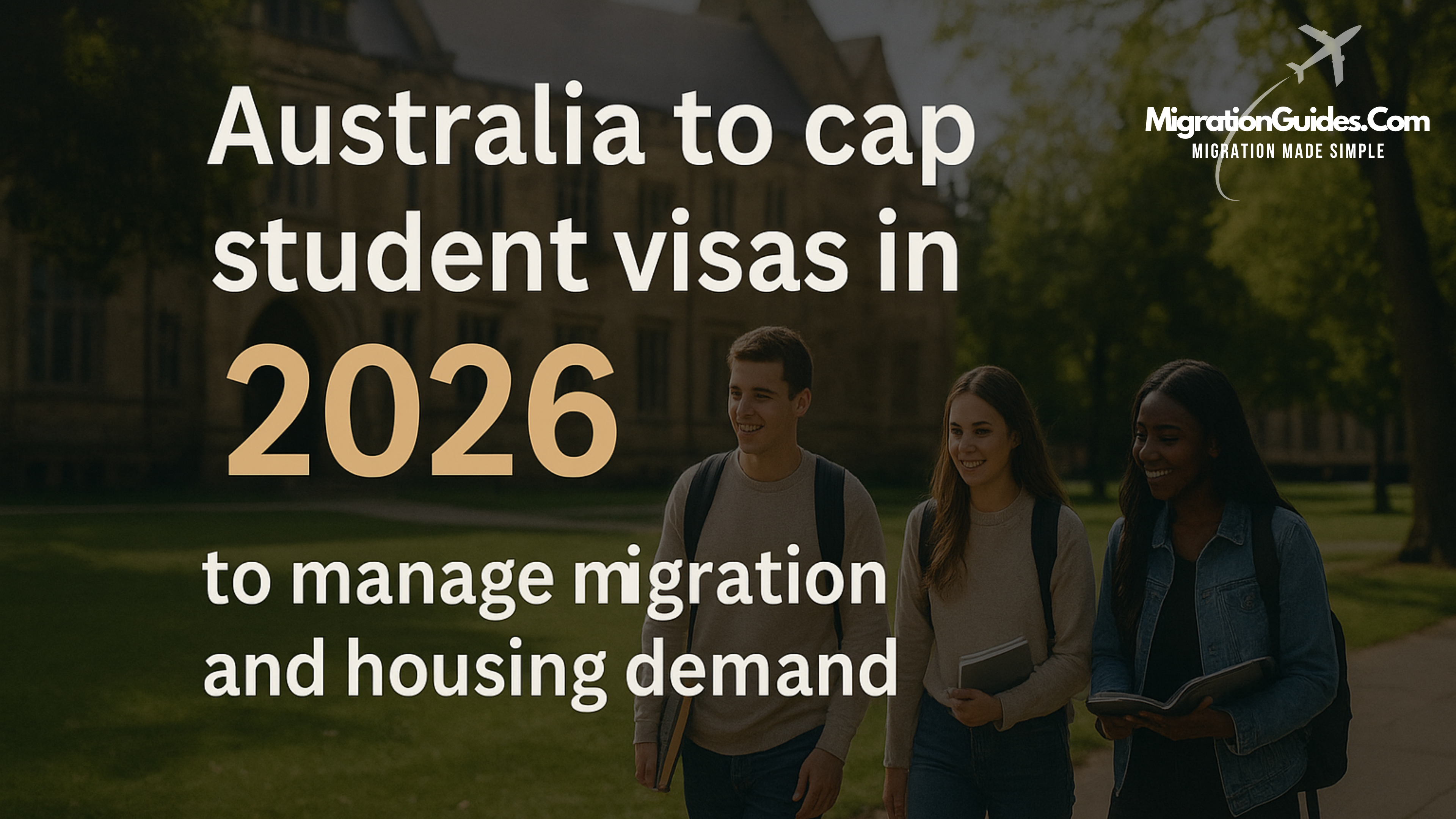 Australia to cap student visas in 2026